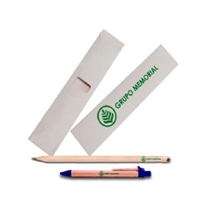Kit caneta e lápis ECO - CLR-001