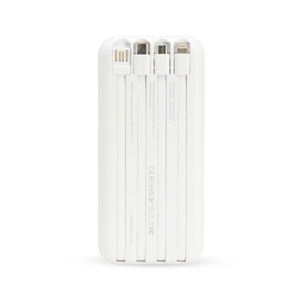 Bateria Portátil via Indução ou Cabo 10.000mAh - 06052